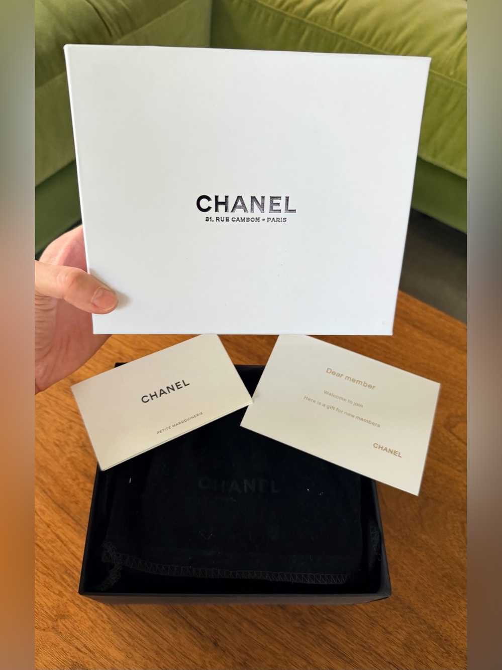 FULL SET NEW Chanel Makeup Black Petite Maroquinerie Pebbled Leather Handbag - Picture 10 of 12